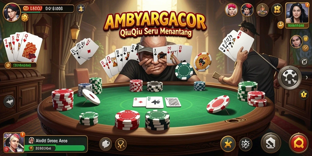 Screenshot AMBYARGACOR menampilkan gameplay seru QiuQiu.