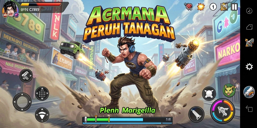 Screenshot gameplay C789 yang menarik dan penuh aksi.