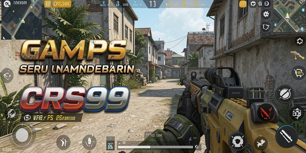 Tampilan gameplay intens di CRS99 dengan aksi seru.