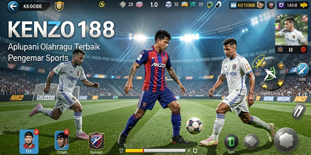 Screenshot tampilan gameplay seru di KENZO188.