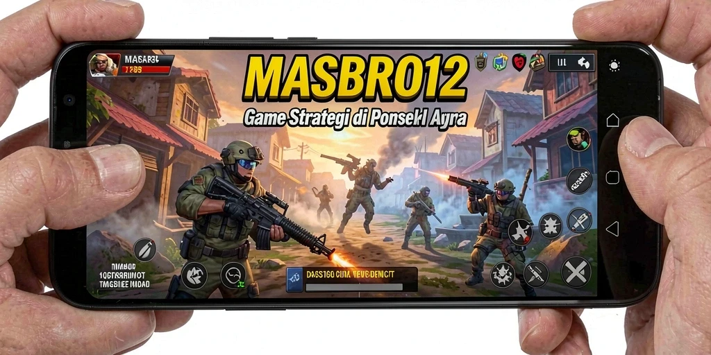 Tampilan gameplay MASBRO12 yang seru dan mendebarkan.