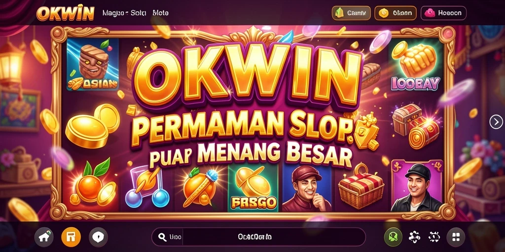 Tampilan gameplay slot yang menarik dan interaktif di OKWIN.