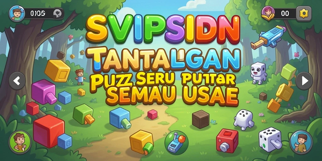 Tangkapan layar gameplay SVIPSIDN menunjukkan serunya menyelesaikan teka-teki Puzzle.