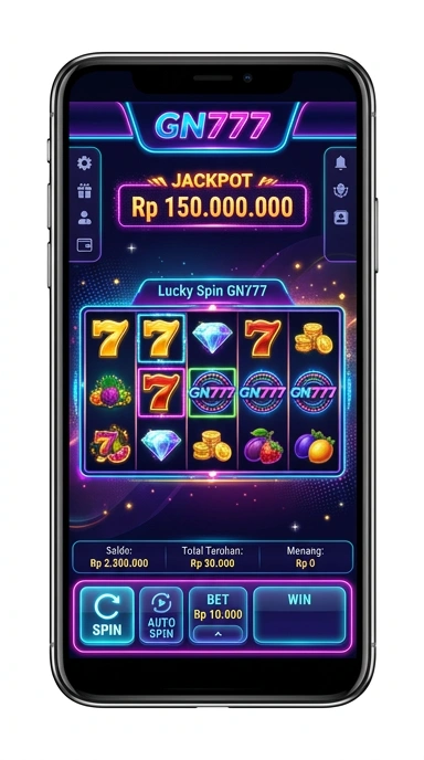 Screenshot aplikasi gn777 saat proses unduh berlangsung.